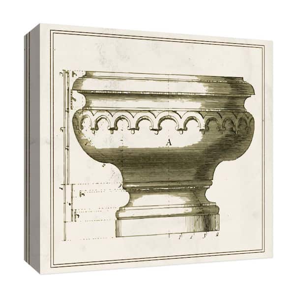 PTM Images Old Planter'' Canvas Abstract Wall Art 15 in. x 15 in.