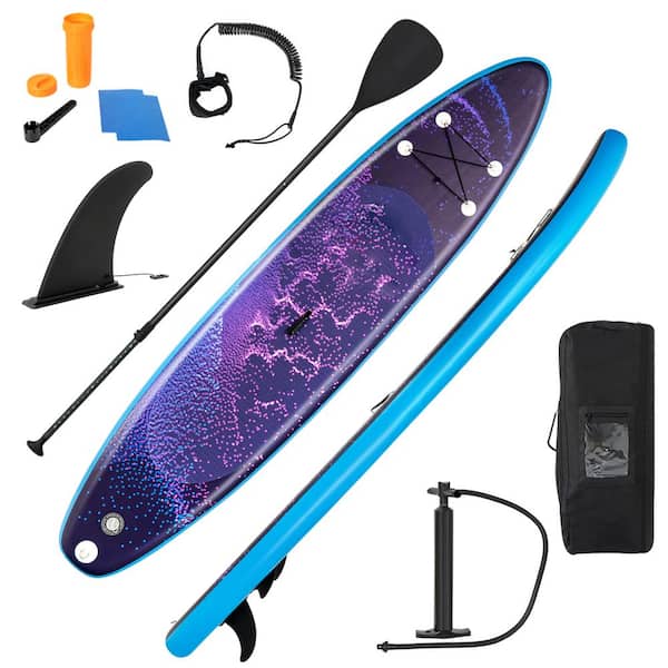 10.5FT Inflatable Stand Up Paddle Board SUP Surfboard Adjustable Non-Slip Deck 