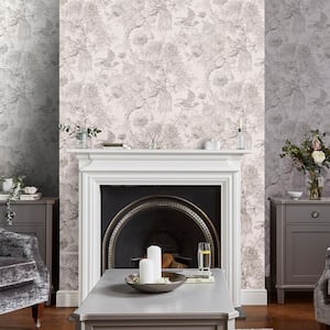 Birtle Dove Grey Removable Wallpaper Sample