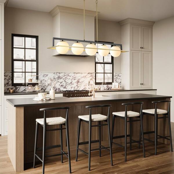 ITrend Metal Ceiling Lamp Shade - Industrial Pendant Light Shade For E27/E14 Bulbs (Black/Inner Gold)