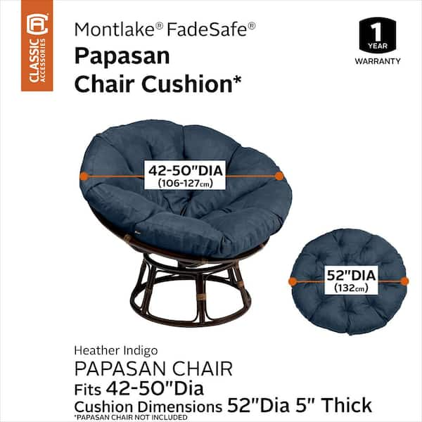 Hastings Home Memory Foam Fleece Dining Chair Cushion Charcoal