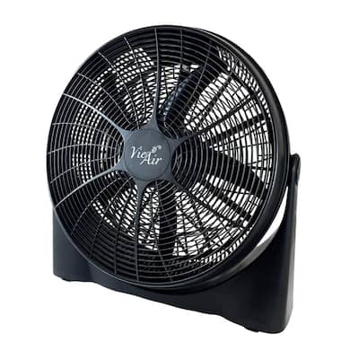 BLACK+DECKER B & D, 18, 3 Speed, Stand Alone Floor Fan, Adjustable Height  With Remote in Black BFSR18B - The Home Depot