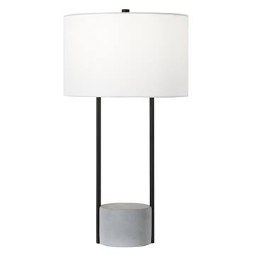Meyer&Cross Uma 27.75 in. Blackened Bronze and Concrete Table Lamp TL1127