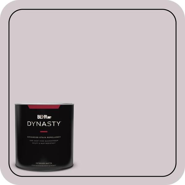 BEHR DYNASTY 1 qt. #N110-1 Dusty Lilac Matte Interior Stain-Blocking Paint & Primer