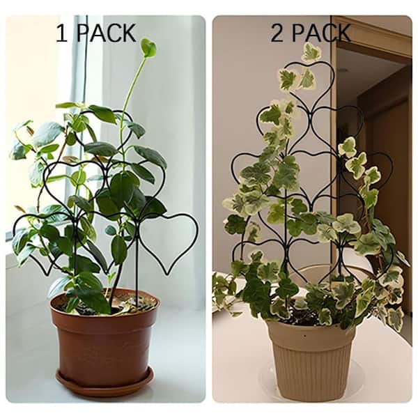 osiuujkw Pali per Piante Alte Supporto Robusto per Una Crescita e Una Protezione ottimali I Bastoncini per Piante in plastica supportano Ripiani Alti per Le Piante, Verde, 6 Set da 18 pollici/45