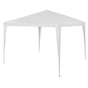 10 ft. x 10 ft. White Outdoor Heavy-Duty Canopy Party Wedding Tent Gazebo Pavilion Cater Event