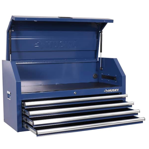 Husky Standard Duty 42 in. 4-Drawer Blue Top Tool Chest