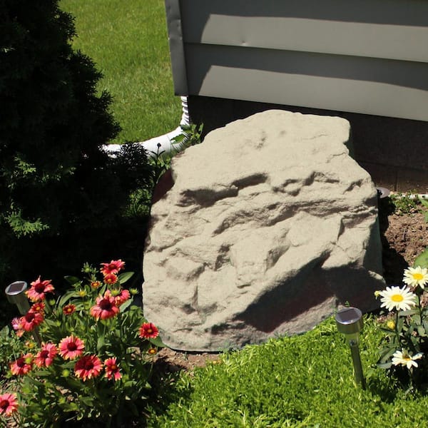 29 in. L x 30-1/2 in. W x 13-1/2 in. H Resin Boulder Rock