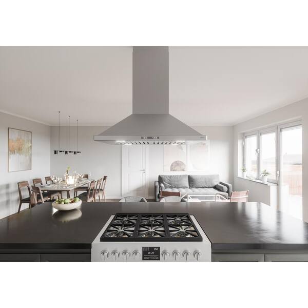 Zephyr Napoli Connect 42 in. 700 CFM Convertible Island Mount