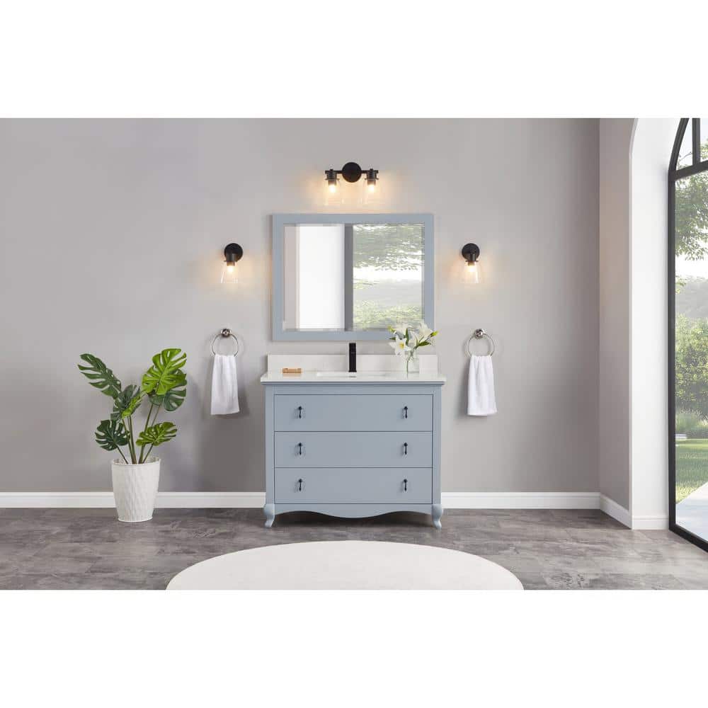 WS2512-42-CD 42 in. Single Sink Sink Vanity Cadet Bath Vanity with White 1 in. Artificial Stone Top price history on PriceWatchPro