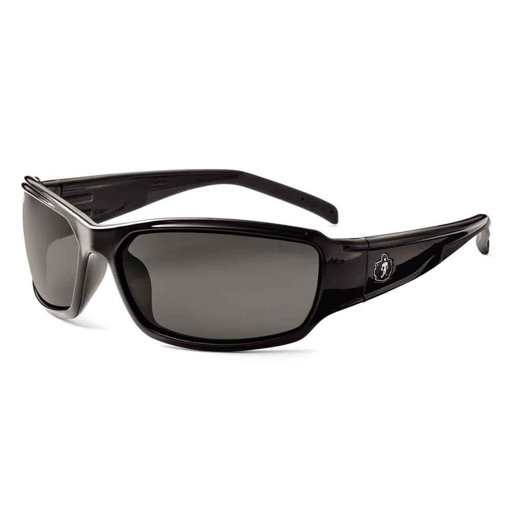 Ergodyne Skullerz Thor Black Safety Glasses, Tinted Lens - ANSI Certified