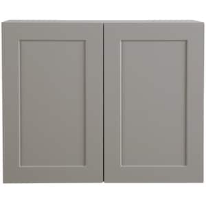 Edson Shaker Assembled 30x24x15.5 in. Wall Cabinet in Gray