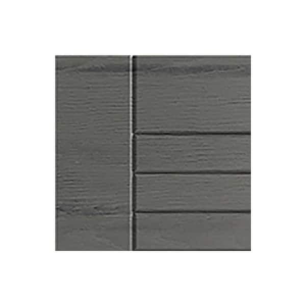 Tampa 7.25 in. W x 0.625 in. D x 7.25 in. H Gray Cabinet Door Sample Dark Ash Matte