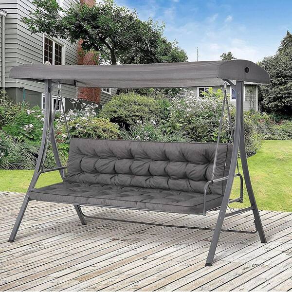 YLLN 55 x 40 Outdoor Swing Cushions, 3-Seat Porch Swing