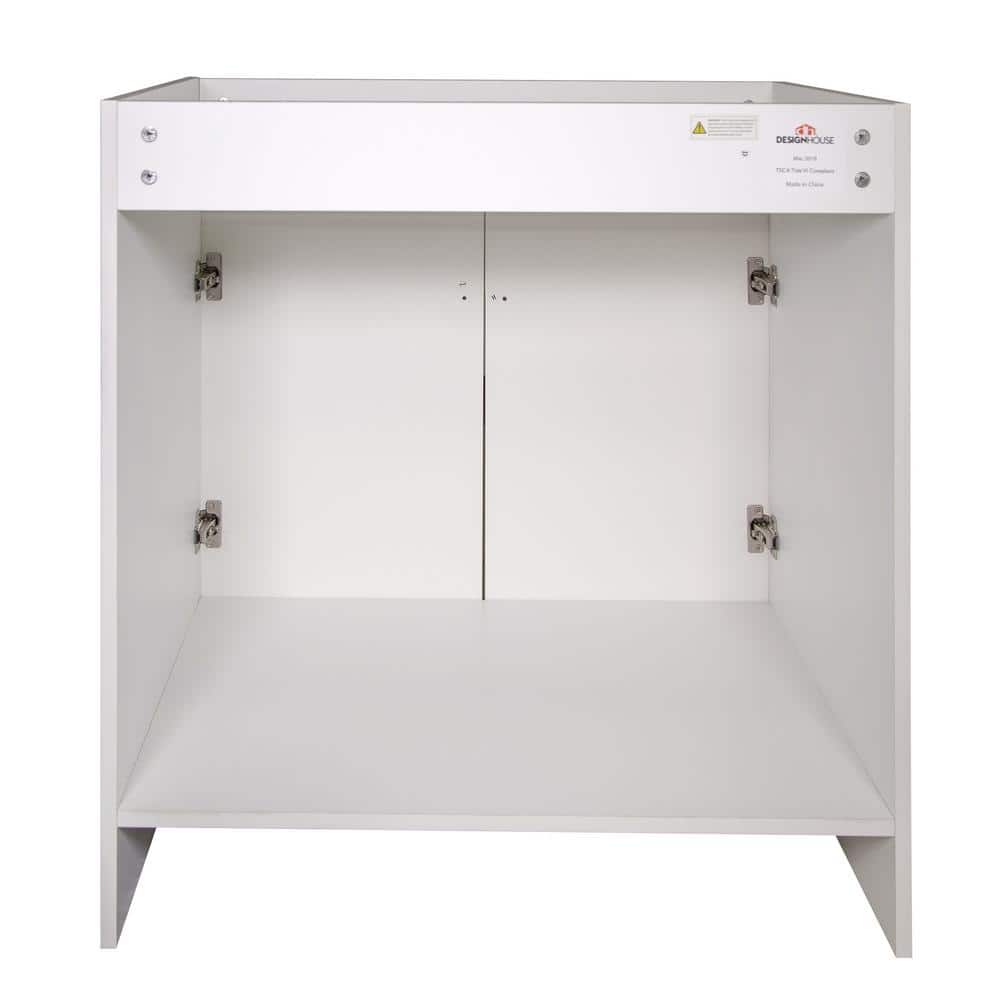 Wyndham White Cultured Marble Top Freestanding Bathroom Vanity