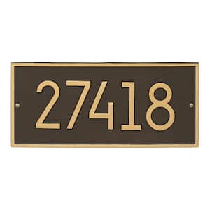 Hartford Modern Personalized Rectangle Wall Plaque