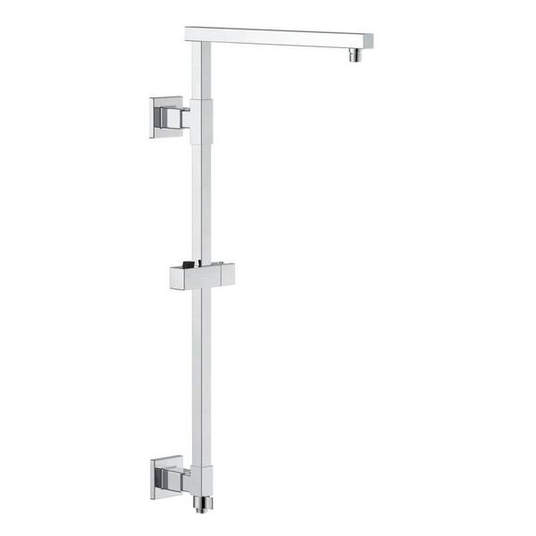 Delta Emerge Angular Modern 26 in. Column Shower Bar in Chrome