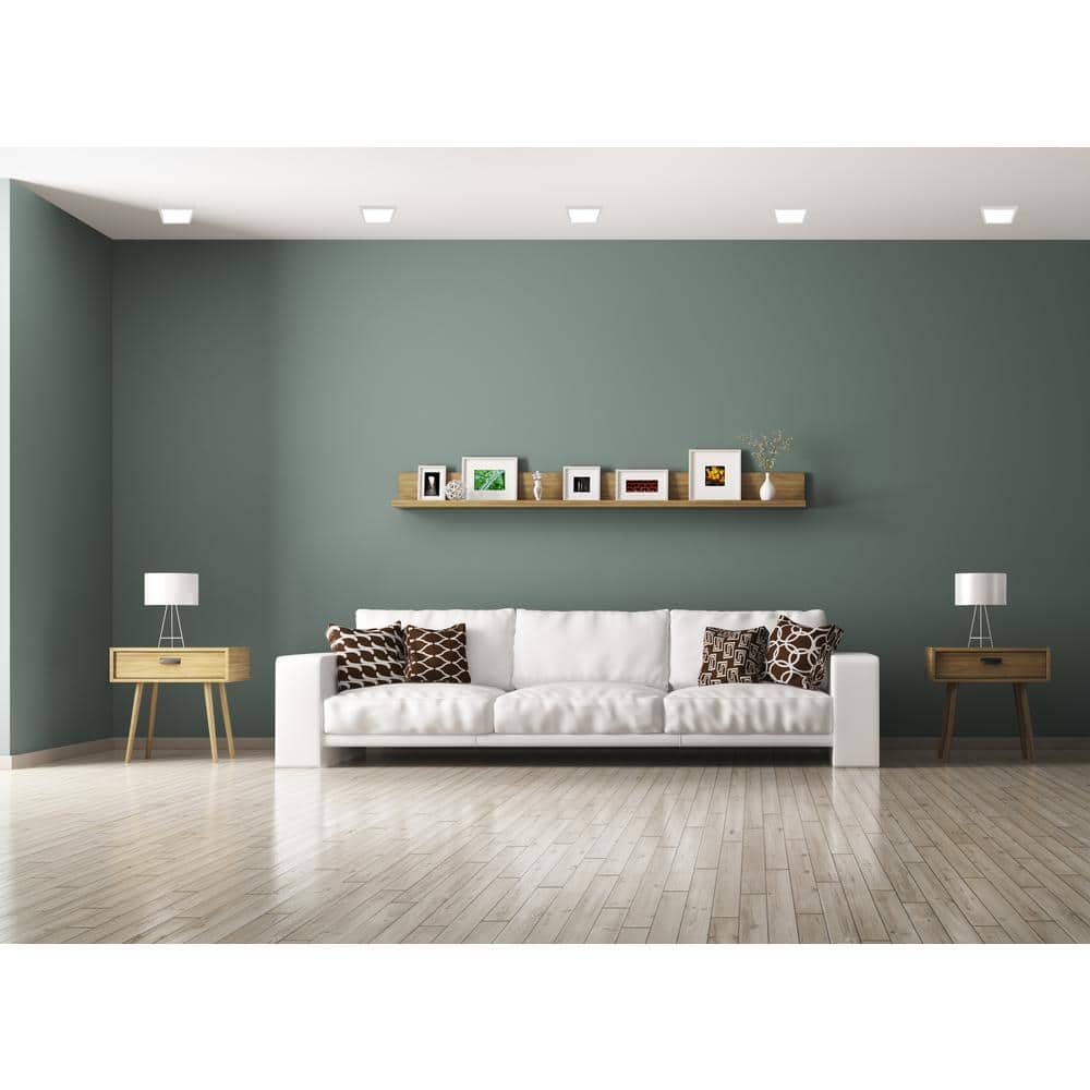 White Matte Aluminum Square LED Downlight
