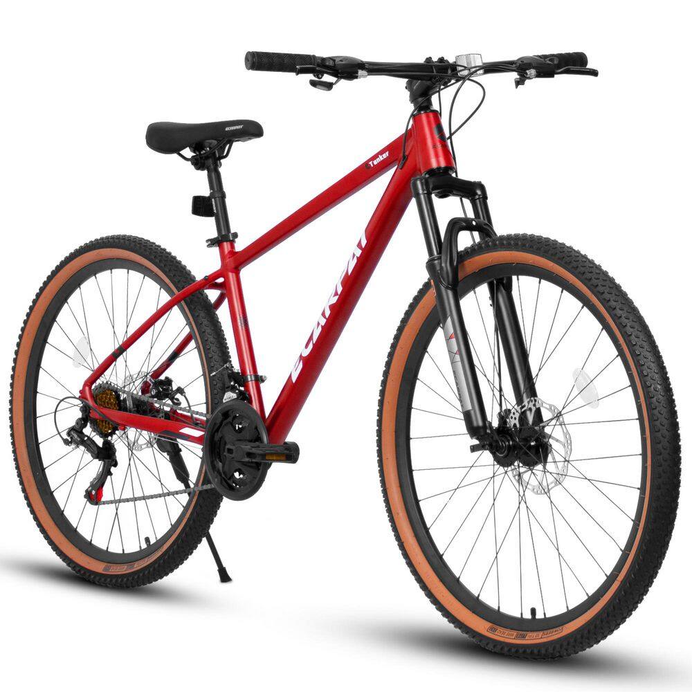 Mountain Bike 27.5 in. Wheels, 21-Speed Mens Womens Trail Commuter City Mou