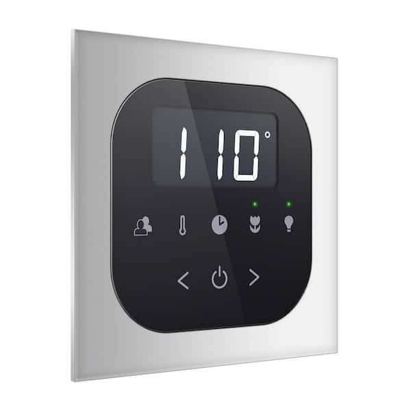 Mr. Steam AirTempo Square Flush Mount Kit in Polished Chrome