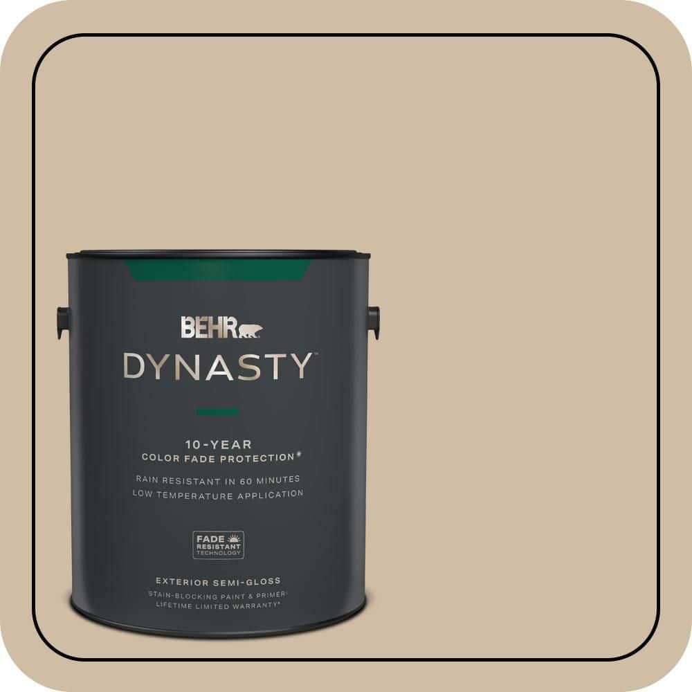 1 gal. #PWL-83 Distant Tan Semi-Gloss Enamel Exterior Stain-Blocking Paint & Primer price history on PriceWatchPro