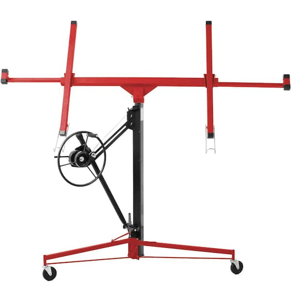 WRIGHTMASTER 11 ft. Drywall Panel Hoist in Red and Black with 150 lbs. Load Capacity