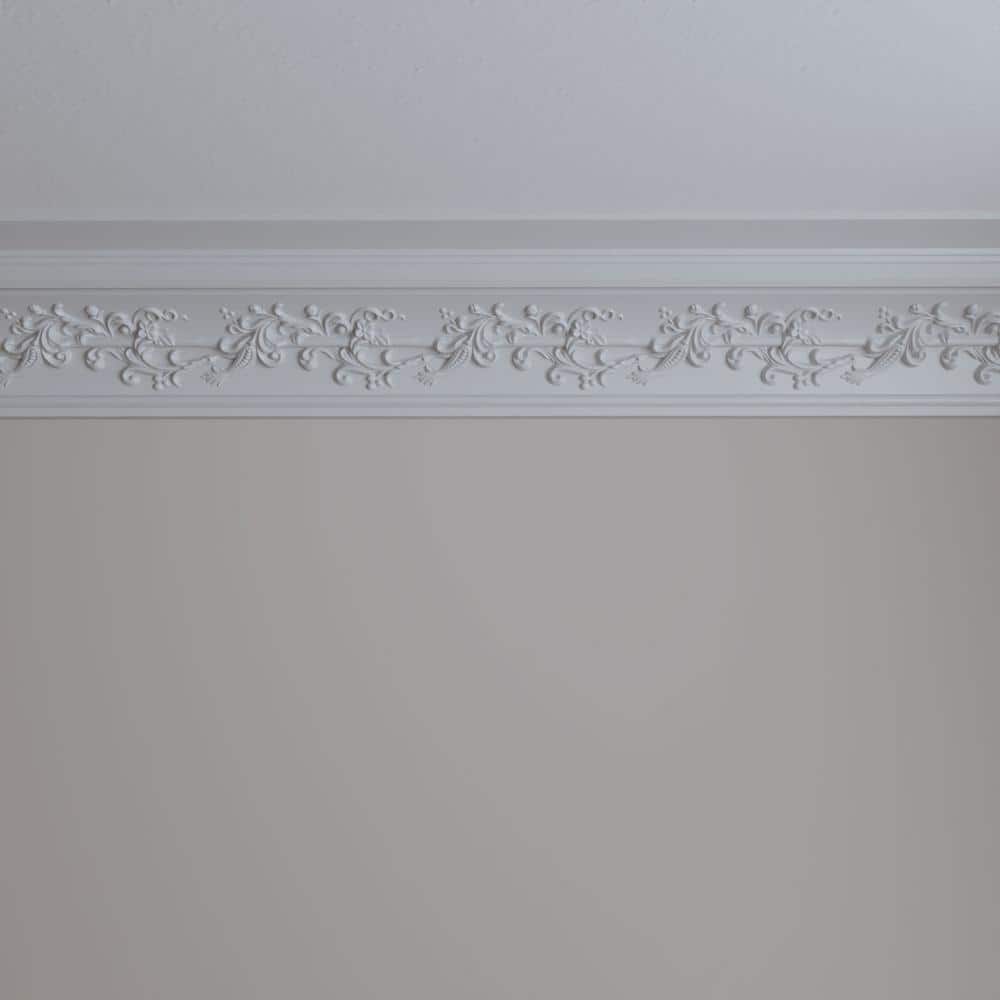 Hampton 94.5" White Polyurethane Crown Moulding