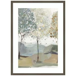 Amanti Art Breezy Landscape Trees Iii By Allison Pearce Piece Wood Framed Giclee Nature Art