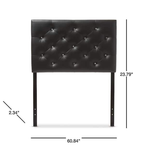 Baxton Studio Viviana Black Queen Headboard 28862 6458 HD The