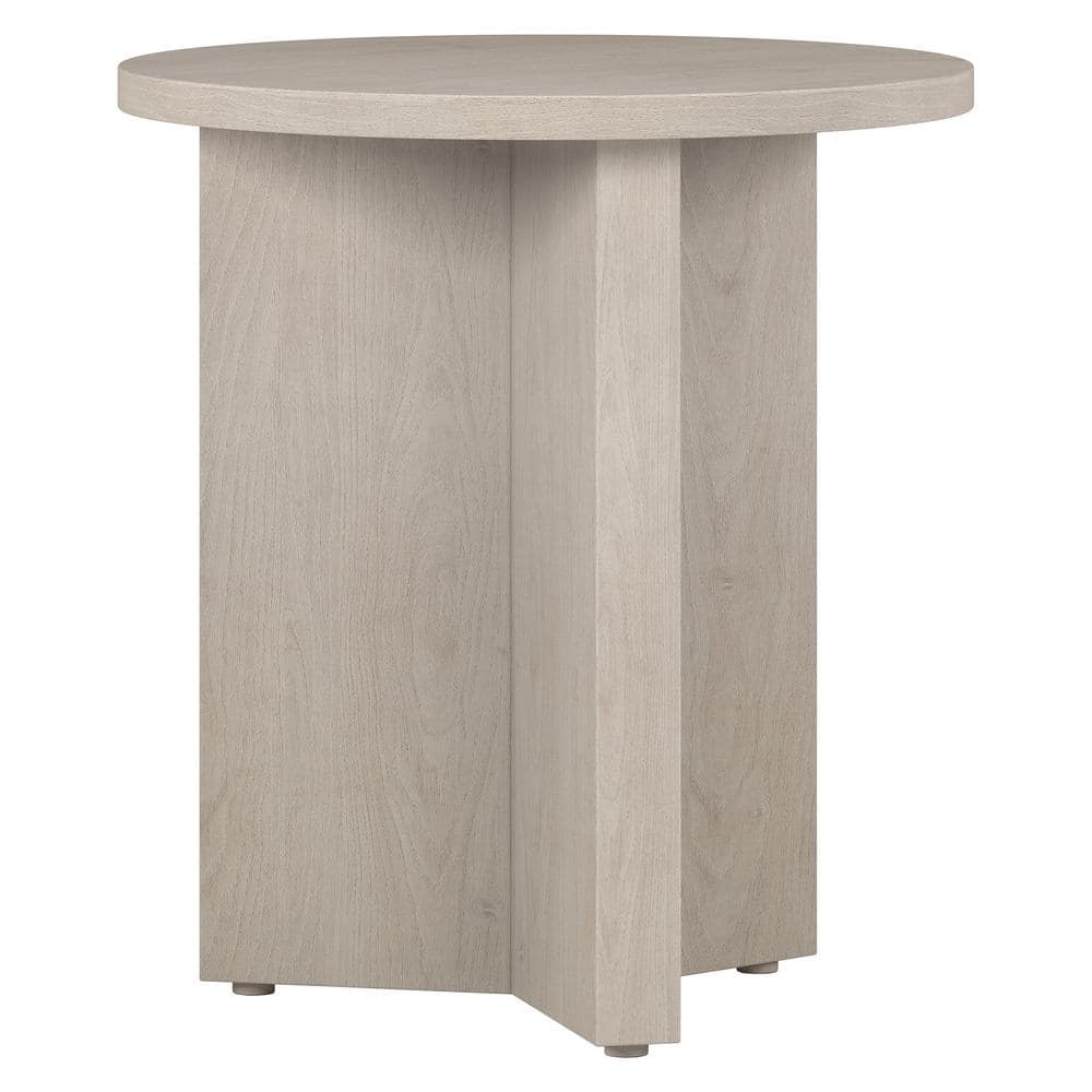 Anders 20 in. Black Grain Round MDF Top End Table - thumbnail 10