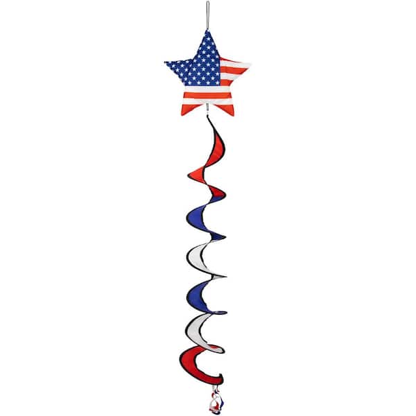 51 in. Americana Stars and Stripes Outdoor Wind Spinner