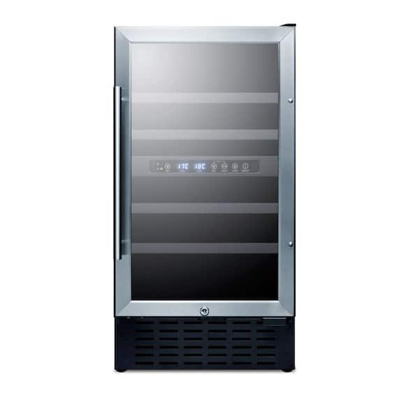 Summit Appliance 28 Bottle Dual Zone Wine Cellar