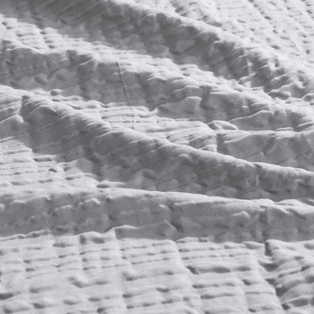 Gray Organic Microfiber Full Reversible Comforter Set