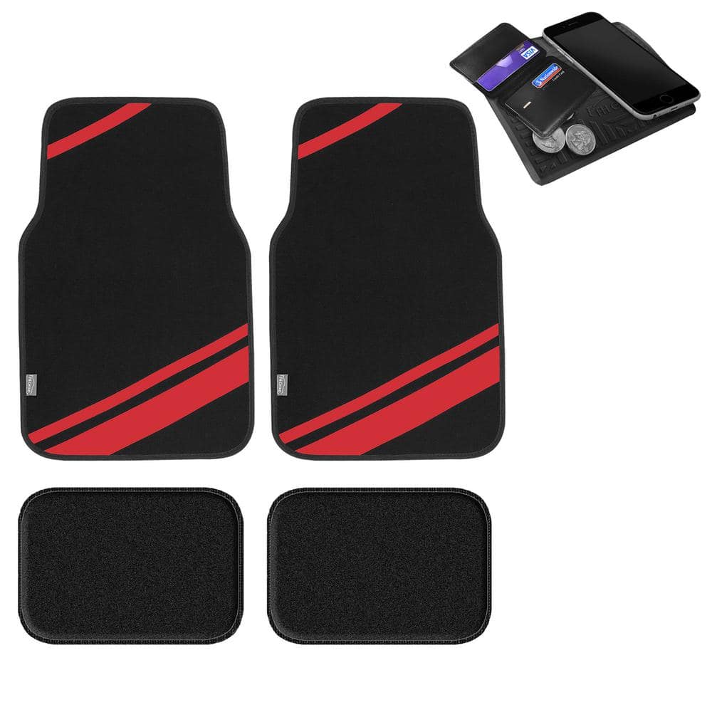 Luxe Universal 25.5 in. x 17 in. Carpet Floor (4-Piece) price history on PriceWatchPro