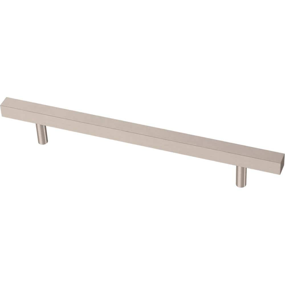 Modern Stainless Steel Square Bar Cabinet Handles 7.91"