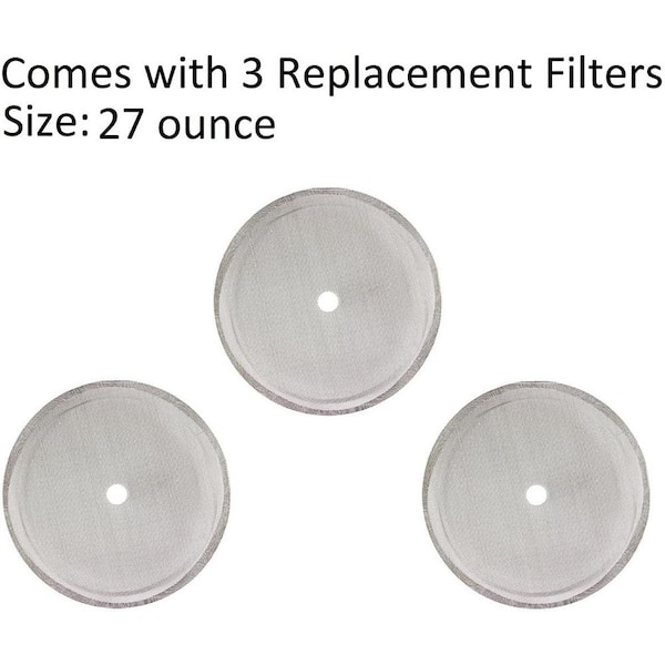 4 Pieces French Filter Press Replacement Filter, Coffee French Press Filter  4 Inch