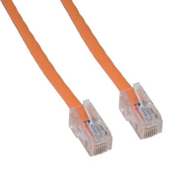 SANOXY 7 ft. Cat5e 350 MHz UTP Assembled Ethernet Network Patch Cable, Orange