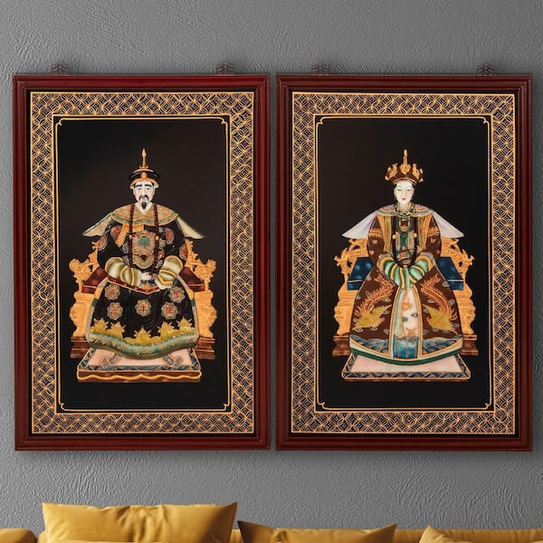 People Frameless Lacquer Wall Art
