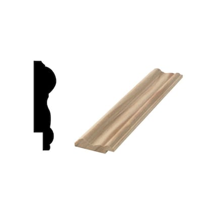 WG 298R 9/16 in. x 2-1/2 in. x 96 in. Solid Pine Panel Moulding