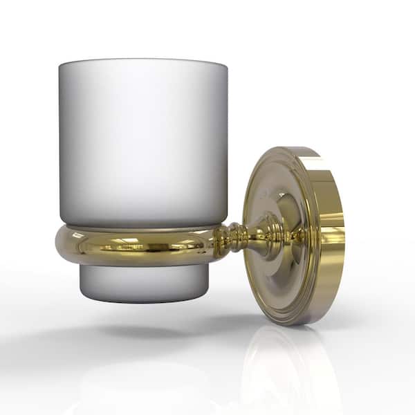 Allied Brass Prestige Regal Collection Wall Mounted Tumbler Holder in Unlacquered Brass