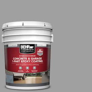 5 gal. #PPU26-06 Elemental Gray Self-Priming 1-Part Epoxy Satin Interior/Exterior Concrete and Garage Floor Paint