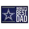 FANMATS NFL Dallas Cowboys Photorealistic 20.5 in. x 32.5 in Football Mat  5726 - The Home Depot