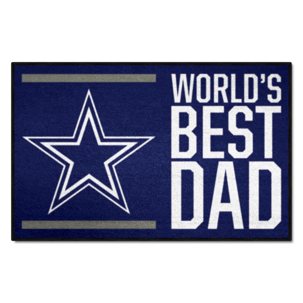 Fanmats Dallas Cowboys World's Best Dad Starter Mat