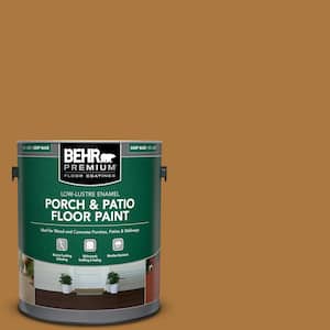 1 gal. #M250-7 Blonde Wood Low-Lustre Enamel Interior/Exterior Porch and Patio Floor Paint