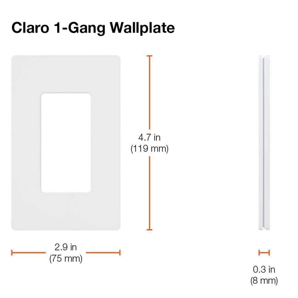 Black Gloss 1-Gang Decorator Wall Plate