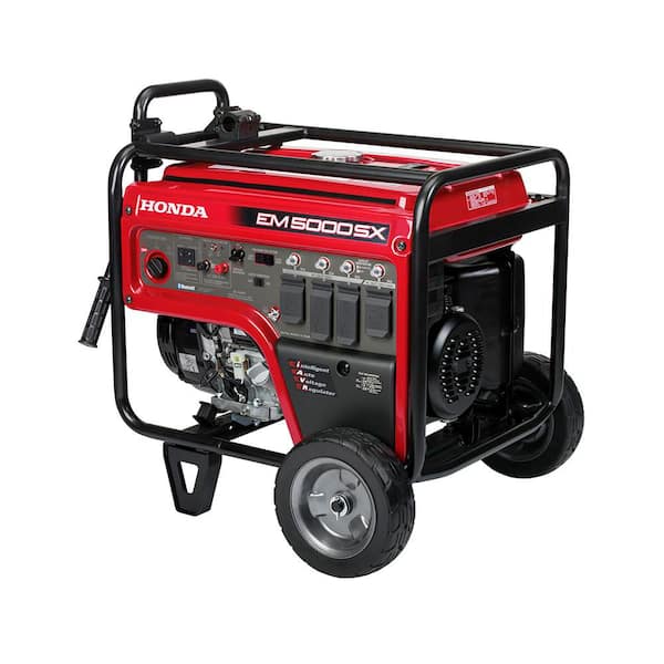 7,000-Watt/4,500-Watt Electric and Recoil Start Gasoline Portable Generator with Bluetooth, CO-MINDER, wheel-handle kit