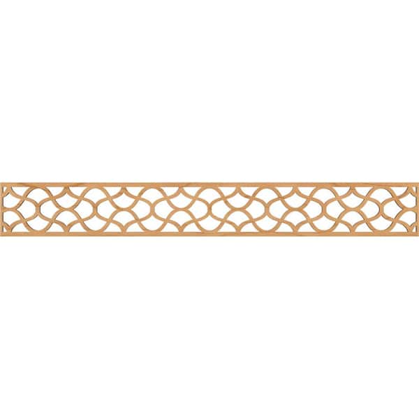 Ekena Millwork Resort Fretwork 0.25 in. D x 46.5 in. W x 6 in. L Maple Wood Panel Moulding