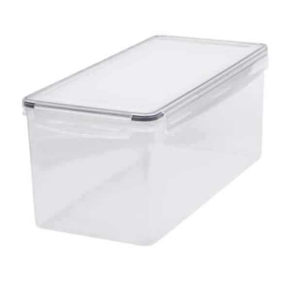 2 Pcs Plastic Bread Box Set w Airtight Lid, Large Sandwich Holder, Bread Storage Container for Kitchen Counter, 9Qt Each