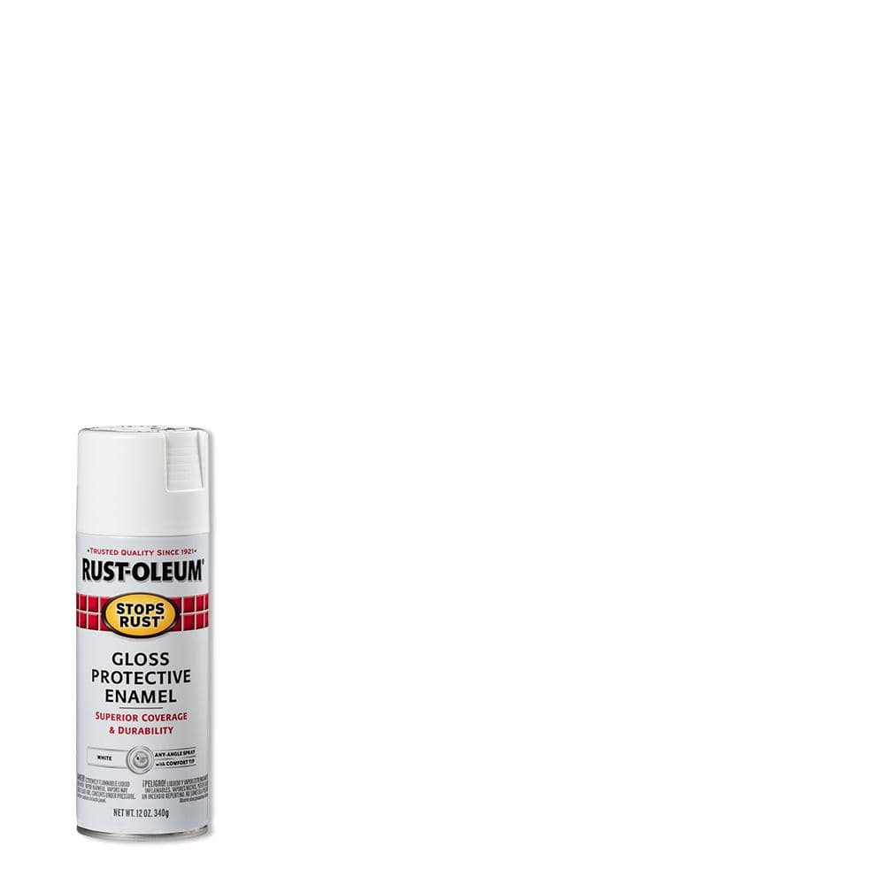 HOT Rust-Oleum White PROTECTIVE ENAMEL Spray Paint For Metal Wood Surface