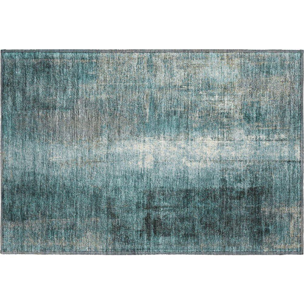 Mayfield Premium Machine Washable Abstract AMF1980 Teal 2 ft. x 3 ft. Accent Rug price history on PriceWatchPro